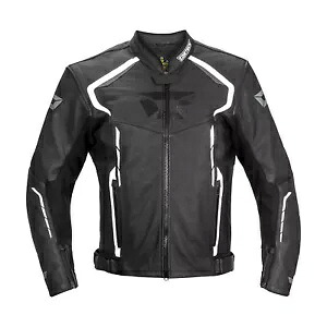 コーテック 8980-2109-08 シケイン レザー ジャケット XXL ブラック/ホワイト Cortech 8980-2109-08 Chicane Leather Jacket XXL Black/White 【並行輸入品】