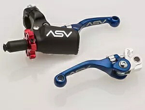 ASV F4 レバー セット プロパック ブルー ショート ヤマハ YFZ450 2003-06 ラプター 350 2006-13 ASV F4 Lever Set Pro Pack Blue Short Yamaha YFZ450 2003-06 Raptor 350 2006-13 【並行輸入品】