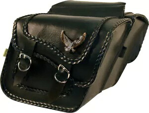 Willie & Max Black Magic スタンダード サドルバッグ Willie & Max Black Magic Standard Saddlebags 【並行輸入品】