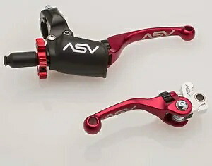 ASV F4 レバー セット プロパック ロング レッド ヤマハ YFZ450 2003-06 ラプター 350 2006-13 ASV F4 Lever Set Pro Pack Long Red Yamaha YFZ450 2003-06 Raptor 350 2006-13 【並行輸入品】