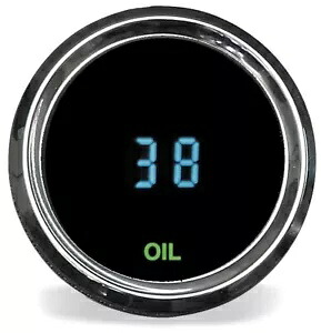 Dakota Digital HLY-3032 ラウンド ミニ油圧計 - センディングユニット Dakota Digital HLY-3032 Round Mini Oil Pressure Gauge - Sending Unit 【並行輸入品】｜カスタムパーツ WORLD倉庫 56,760円