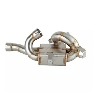 Ducati ムルティストラーダ V4 パイクスピーク 21-23 オートバイの排気ミドルリンクパイプ For Ducati Multistrada V4 Pikes Peak 21-23 Motorcycle Exhaust Middle Link Pipe 【並行輸入品】
