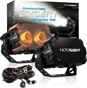 NOVSIGHT Cyber?? シリーズ LED ポッド ライト 4.5 インチ防水オフロード作業灯 NOVSIGHT Cyber Series LED Pods Lights 4.5 Inch Waterproof Off Road Work Lights 【並行輸入品】