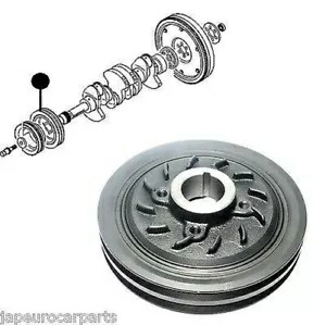 三菱 L200 2.5 D チャレンジャー パジェロ エンジン クランクシャフト クランクインナープーリー For Mitsubishi L200 2.5 D Challenger Pajero Engine Crankshaft Crank Inner Pulley 【並行輸入品】