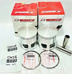 Banshee Wiseco 513M06475 ピストン .75 オーバー +.030 Pro Lite 鍛造ピストンセット ペア Banshee Wiseco 513M06475 Pistons .75 Over +.030 Pro Lite Forged Piston Set Pair 【並行輸入品】