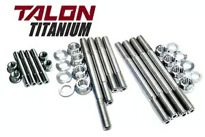 400X 400EX チタンシリンダーヘッドエキゾーストスタッドクランクケースマニホールド Ti スタッドキット 400X 400EX Titanium Cylinder Head Exhaust Studs Crankcase Manifold Ti Stud Kit 【並行輸入品】