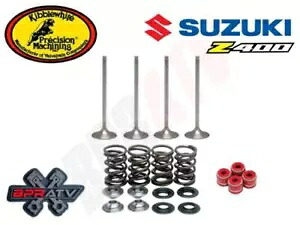 スズキ LTZ400 Z400 LTZ キブルホワイト +1 吸気 & 排気バルブ スプリング シール キット Suzuki LTZ400 Z400 LTZ Kibblewhite +1 Intake & Exhaust Valves Springs Seals Kit 【並行輸入品】