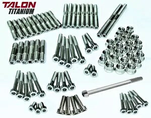 バンシー クランクケース スタッド シリンダー ヘッド クラッチ ステーター カバー チタン スタッド ナット キット Banshee Crankcase Studs Cylinder Head Clutch Stator Cover TITANIUM Stud Nut Kit 【並行輸入品】
