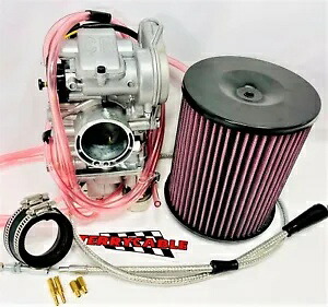 YFZ450 YFZ 450 キャブキット完全なアフターマーケット交換用キャブレターフィルターケーブル YFZ450 YFZ 450 Carb Kit Complete Aftermarket Replacement Carburetor Filter Cable 【並行輸入品】