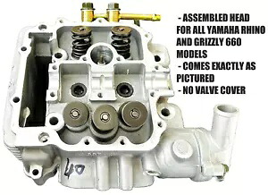 Rhino Grizzly YXR 660 組み立て済みシリンダーヘッドアセンブリバルブスプリング取り付け済み Rhino Grizzly YXR 660 Assembled Cylinder Head Assembly Valves Springs Installed 【並行輸入品】|カスタムパーツ WORLD倉庫