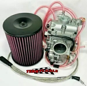 YFZ450 YFZ 450 ストックキャブレターキットアフターマーケット交換用キャブレターインテークフィルター YFZ450 YFZ 450 Stock Carb Kit Aftermarket Replacement Carburetor Intake Filter 【並行輸入品】