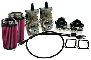 ヤマハ バンシー 28mm キャブレター キット PWK スタイル デュアル キャブレター キット インテーク マニホールド Yamaha Banshee 28mm Carb Kit PWK Style Dual Carburetor Kit Intake Manifolds 【並行輸入品】|カスタムパーツ WORLD倉庫