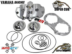 BPRATV バンシー スーパーカブ 521 496 472 ビレットシリンダーヘッド 23cc ドーム O リングキット BPRATV Banshee SUPER CUB 521 496 472 BILLET Cylinder Head 23cc Domes O-Rings Kit 【並行輸入品】