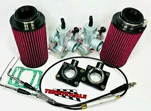 Banshee 350 ストック キャブ キット アフターマーケット交換用キャブ マニホールド フィルター インテーク Banshee 350 Stock Carb Kit Aftermarket Replacement Carbs Manifolds Filter Intake 【並行輸入品】