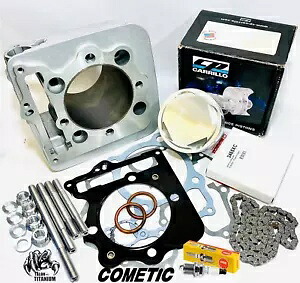 Best 400EX 400X XR400 87mm ビッグボア シリンダー ピストン キット 416 +2 トップエンド リビルド Best 400EX 400X XR400 87mm Big Bore Cylinder Piston Kit 416 +2 Top End Rebuild 【並行輸入品】