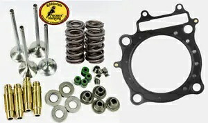 02-08 CRF450R CRF 450R キブルホワイト バルブ スプリング ガイド コンプリート ヘッド修理キット 02-08 CRF450R CRF 450R Kibblewhite Valve Springs Guides Complete Head Repair Kit 【並行輸入品】