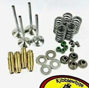 04 05 TRX 450R +1 オーバーサイズ バルブ スプリング キブルホワイト バルブ スプリング ガイド キット 04 05 TRX 450R +1 Oversize Valves Springs Kibblewhite Valve Spring Guides Kit 【並行輸入品】