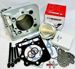 TRX 400EX 400X 87mm ビッグボアシリンダー +2 トップエンド 87 ミル完全組立キット TRX 400EX 400X 87mm Big Bore Cylinder +2 Top End 87 mil Complete Assembly Kit 【並行輸入品】