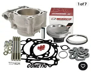 最高の YFZ450 98 ミリメートル +3 ビッグボアキット YFZ 450 キャブ 478cc シリンダートップアッパーアセンブリ Best YFZ450 98mm +3 Big Bore Kit YFZ 450 Carb 478cc Cylinder Top Upper Assembly 【並行輸入品】