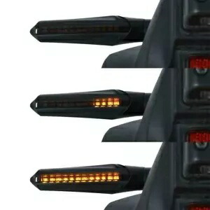 オックスフォード ナイトライダー スクーター バイク ストリーミング インジケーター LED を含む2つの抵抗器 Oxford Nightrider Scooter Motorbike Streaming Indicators Led incl. 2 resistors画像