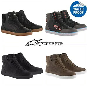 Alpinestars J-6 防水カジュアル ツーリング オートバイ バイク ブーツ ブラック ブラウン Alpinestars J-6 Waterproof Casual Touring Motorcycle Motorbike Boots Black Brown 【並行輸入品】｜カスタムパーツ WORLD倉庫