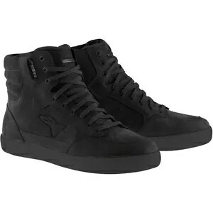 ALPINESTARS J6 J-6 防水レザー ショート カジュアル バイク ライディング シューズ ブラック ALPINESTARS J6 J-6 WATERPROOF LEATHER SHORT CASUAL MOTORCYCLE RIDING SHOES BLACK 【並行輸入品】｜カスタムパーツ WORLD倉庫