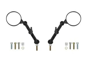 DoubleTake ミラー デュアル スポーツ キット 6 インチ アーム付き - 新しいデザイン! - すべてのバイクに! DoubleTake Mirror Dual Sport Kit with 6\