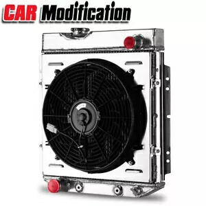 3 列ラジエーター + シュラウドファンフォード 1960-1965 ファルコン/1965-1966 フォードマスタング用 3 Row Radiator+Shroud Fan For Ford 1960-1965 Falcon/1965-1966 Ford Mustang 【並行輸入品】