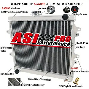 3 列アルミラジエーター 1984-1995 85 93 トヨタ ピックアップ 4ランナー 2.4L l4 MT 3 ROW ALUMINUM RADIATOR FOR 1984-1995 85 93 TOYOTA PICKUP 4RUNNER 2.4L l4 MT 【並行輸入品】
