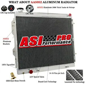 3 列アルミラジエーター 2000-2006 2001 トヨタ タンドラ SR5 3.4L 4.0L V6 用 3Row Aluminum Radiator For 2000-2006 2001 Toyota Tundra SR5 3.4L 4.0L V6 【並行輸入品】|カスタムパーツ WORLD倉庫