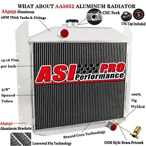 4 列アルミラジエーター 1949 1952 50 51 スチュードベーカー ピックアップ 2R5 2R6 2R10 2R11 用 4 Row Aluminum Radiator for 1949 1952 50 51 Studebaker Pickup 2R5 2R6 2R10 2R11 【並行輸入品】｜カスタムパーツ WORLD倉庫