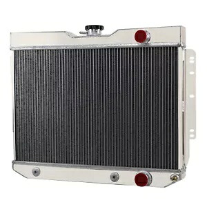 4 列アルミラジエーター 1959-1965 63 シボレー インパラ ベル エア エル カミノ ビスケーン用 4Rows Aluminum Radiator for 1959-1965 63 Chevy Impala Bel Air El Camino Biscayne 【並行輸入品】