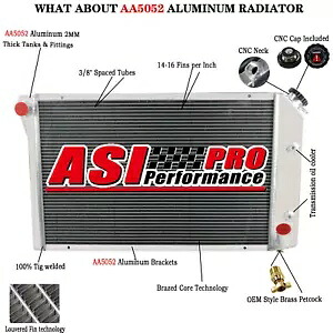4 列アルミラジエーターは 1977-1982 79 80 シボレー コルベット C3 5.7L 5.0L V8 に適合します。 4 Rows Aluminum Radiator fits 1977-1982 79 80 Chevrolet Corvette C3 5.7L 5.0L V8 【並行輸入品】 58,080円