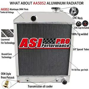 3 列トラクターラジエーターフィットフォード 4500 5000 5100 5200 5600 6600 345C D8NN8005SB 3 Row Tractor Radiator Fit Ford 4500 5000 5100 5200 5600 6600 345C D8NN8005SB 【並行輸入品】