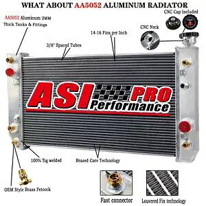 4 行アルミラジエーター 1988-94 93 シボレー S10 ブレザー GMC ジミー S15 4.3L V6 4Rows Aluminum Radiator For 1988-94 93 Chevy S10 Blazer GMC Jimmy S15 4.3L V6 【並行輸入品】
