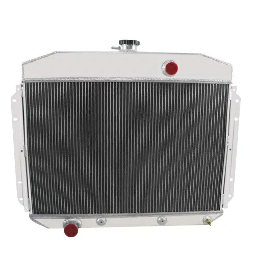 4 列アルミラジエーター 1961-1964 フォード F-100 F-250 F-350 V8 エンジンのみに適合 4 Row Aluminum Radiator fit 1961-1964 Ford F-100 F-250 F-350 V8 Engine Only 【並行輸入品】