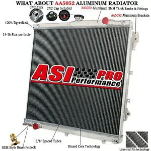 4 列アルミラジエーター 2007-2014 2010 トヨタ タンドラ SR SR5 4.0L V6 用 4 Row Aluminum Radiator for 2007-2014 2010 Toyota Tundra SR SR5 4.0L V6 【並行輸入品】｜カスタムパーツ WORLD倉庫