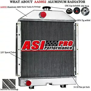 アルミラジエーターフィットニューホランドヘストンケース IH 72093205 72090517 72090619 Aluminum Radiator fit New Holland Hesston Case IH 72093205 72090517 72090619 【並行輸入品】｜カスタムパーツ WORLD倉庫