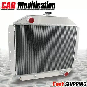 4列ラジエーター 1966-1979 フォード F100 F150 F250 F350 ピックアップ L6 シボレー V8 エンジンに適合 4ROW RADIATOR FIT 1966-1979 Ford F100 F150 F250 F350 PICKUP L6 Chevy V8 Engine 【並行輸入品】 70,180円
