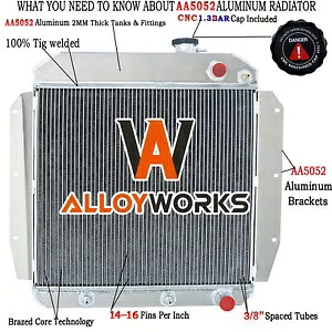 3 列ラジエーター 1955-1959 57 シボレートラック 3200 3500 3800 ピックアップ LS エンジンスワップ用 3 Row Radiator For 1955-1959 57 Chevy Truck 3200 3500 3800 Pickup LS Engine Swap 【並行輸入品】|カスタムパーツ WORLD倉庫