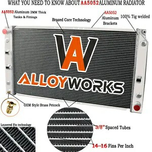 4 列ラジエーター 1994 1995 1996 シボレー インパラ カプリス キャデラック フリートウッド 5.7L 4 Row Radiator For 1994 1995 1996 CHEVY IMPALA CAPRICE CADILLAC FLEETWOOD 5.7L 【並行輸入品】