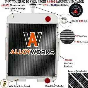 65427C1 4 列ラジエーター 396352R91 ケース IH トラクター 666 686 706 756 2706 2756 65427C1 4 Row Radiator For 396352R91 Case IH Tractor 666 686 706 756 2706 2756 【並行輸入品】