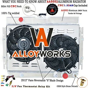 289 4 列ラジエーターシュラウドファン 63-68 シボレーインパラ/ビスケーン/エルカミノ 59-65 289 4 Row Radiator Shroud Fan For 63-68 Chevy Impala/Biscayne/El Camino 59-65 【並行輸入品】｜カスタムパーツ WORLD倉庫