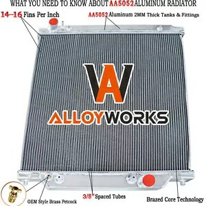 3 列ラジエーターフォードパワーストローク F250 F350 F-450 6.0L ターボディーゼル 2003-2007 3 Row Radiator For Ford Powerstroke F250 F350 F-450 6.0L Turbo Diesel 2003-2007 【並行輸入品】