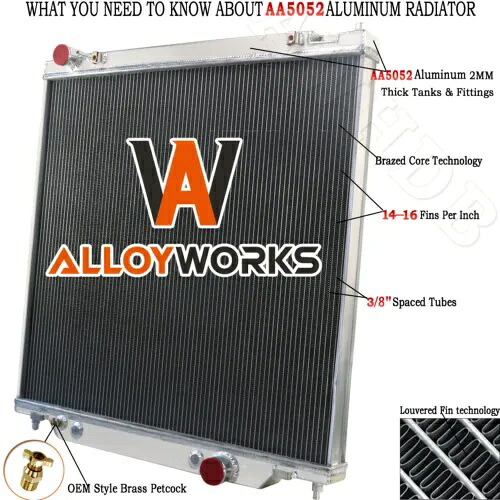 4 行ラジエーターフォード F250 F350 F450 F550 スーパーデューティ 6.0L 6.8L 2005 2006 2007 4 Rows Radiator For Ford F250 F350 F450 F550 Super Duty 6.0L 6.8L 2005 2006 2007 【並行輸入品】|カスタムパーツ WORLD倉庫