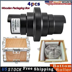 4 個トラックローラーボトムローラークボタ KX36-2 KX41-2 ミニショベル用 4pcs Track Roller Bottom Roller For KUBOTA KX36-2 KX41-2 Mini-Excavator 【並行輸入品】
