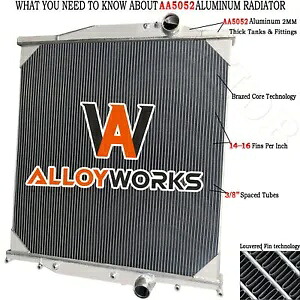3 列ラジエーター 2003 2006 2007 2008 ボルボ VNL/2006 2007 マック CXN600 3 Row Radiator For 2003 2006 2007 2008 Volvo VNL/2006 2007 Mack CXN600 【並行輸入品】