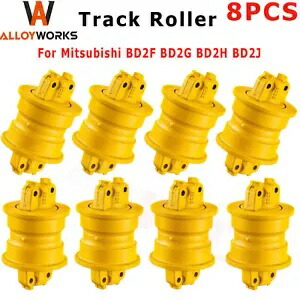 8x トラックボトムローラー三菱 BD2F BD2H BD2J ヘビーデューティ BD2G 用 8x Track Bottom Roller For Mitsubishi BD2F BD2H BD2J Heavy Duty BD2G 【並行輸入品】