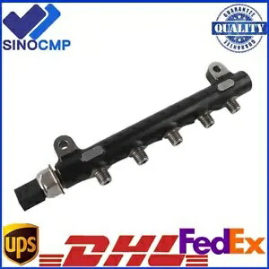 新しい燃料コモンレール Delphi Doosan Bobcat 7030409 - D24 ディーゼルエンジン用 NEW Fuel Common Rail For Delphi Doosan Bobcat 7030409 - D24 Diesel Engine 【並行輸入品】