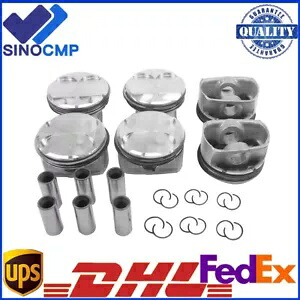 6x ピストン & リングセット 10.7:1 BMW E90 E60 E83 128i 328i 528i X1 N52 3.0L用 6x Pistons & Rings Set 10.7:1 For BMW E90 E60 E83 128i 328i 528i X1 N52 3.0L 【並行輸入品】